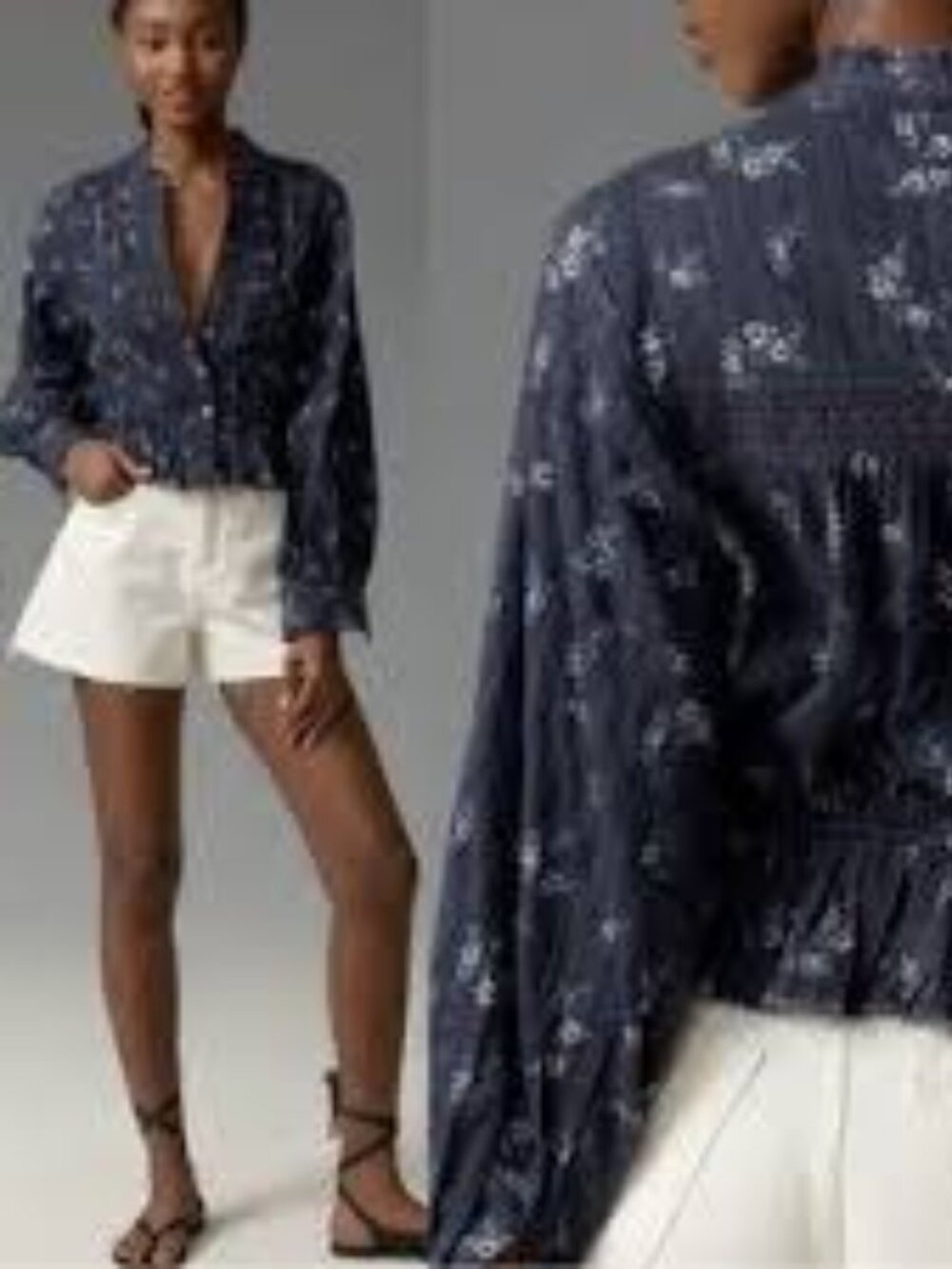 Pilcro by Anthropologie Long-Sleeve Delicate Blouse XL